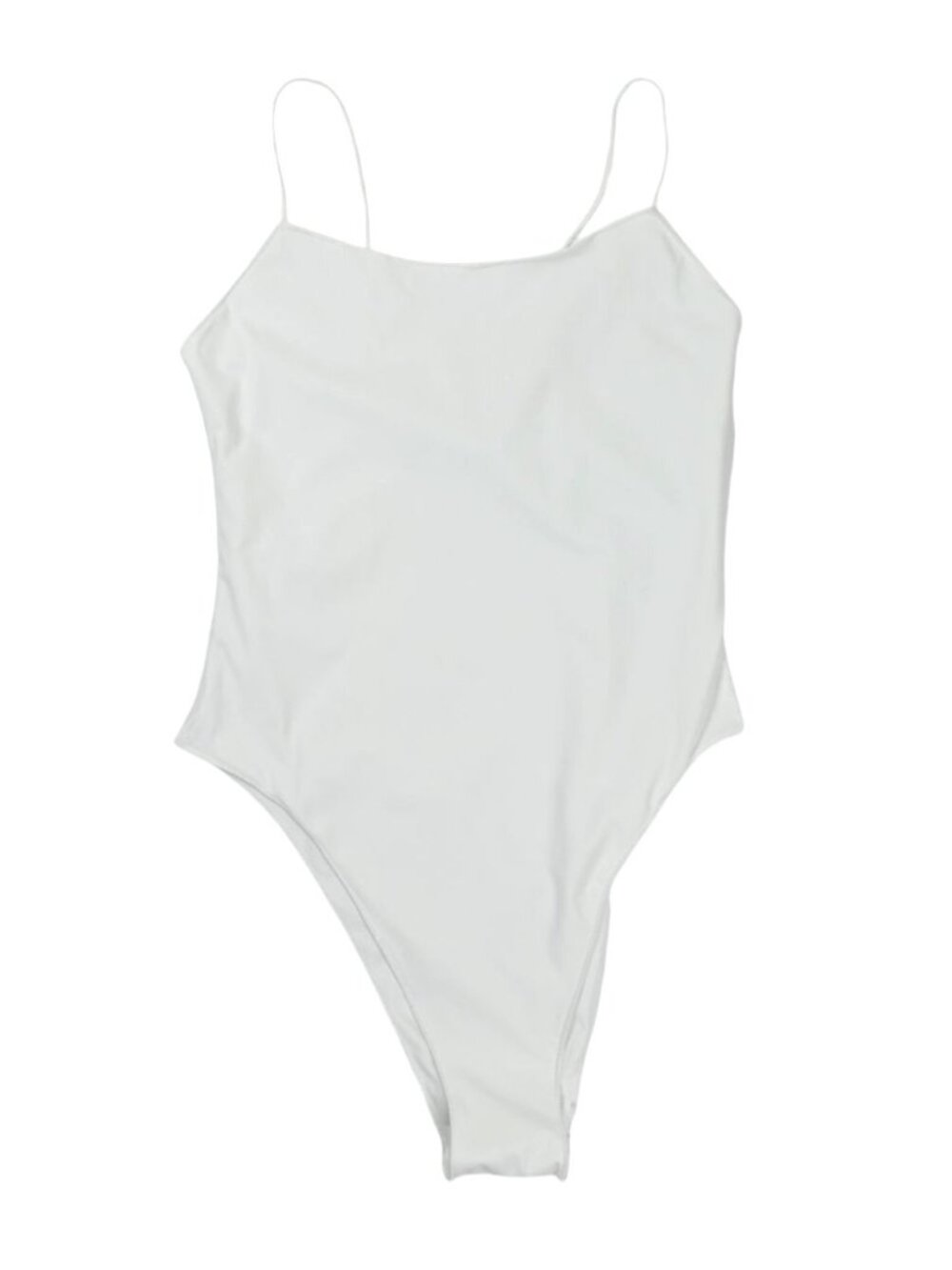 Tropic of C The Sculpting C White Compression One Piece Swimsuit in White